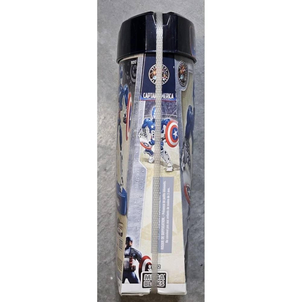 Captain America Mega Bloks 91212 Techbot Marvel 2011 Avengers Damaged Packaging‎
